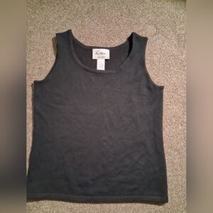 Vintage Linea Black Sleeveless Sweater Size XS